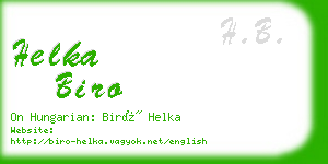 helka biro business card